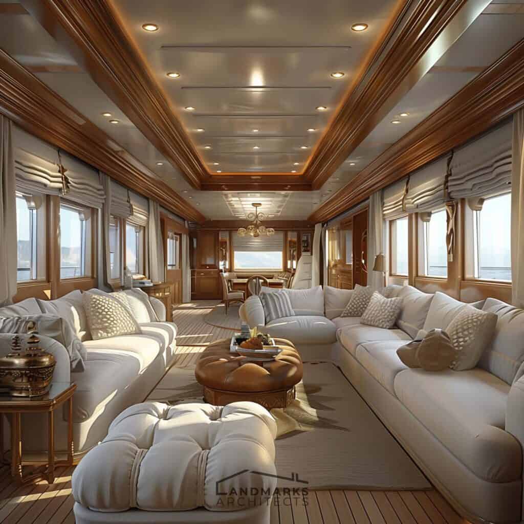 modern sailboat interiors