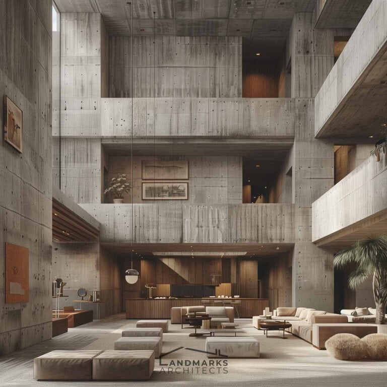 Harsh Building Design Brutalist Interior Architecture: 5 Essential Traits - Landmarks Architects