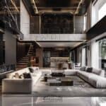 Living Room in Modern Luxury Style
