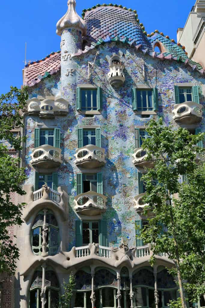 Casa Batlló Art Nouveau Barcelona