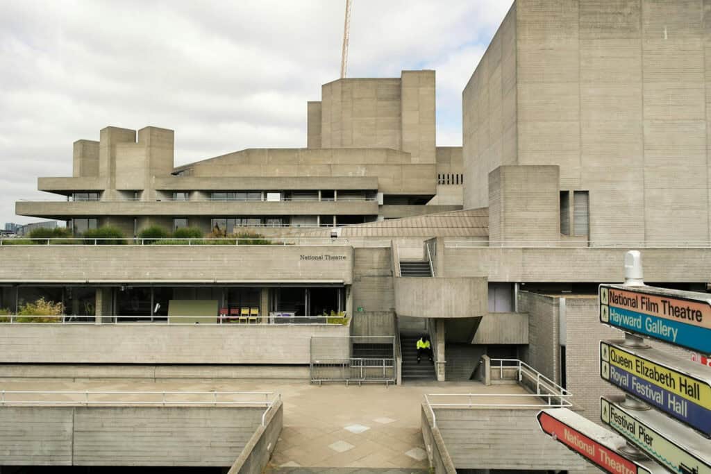 National Theatre London Brutalism