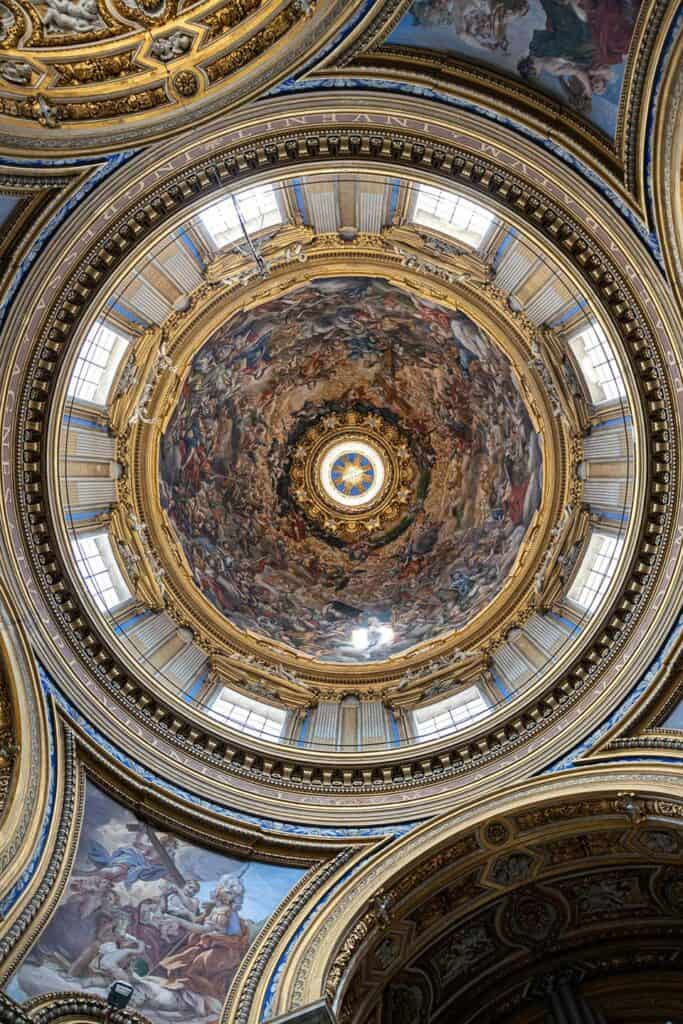 Dome of the Church of Sant'Agnese in Agone, Rome, Italy