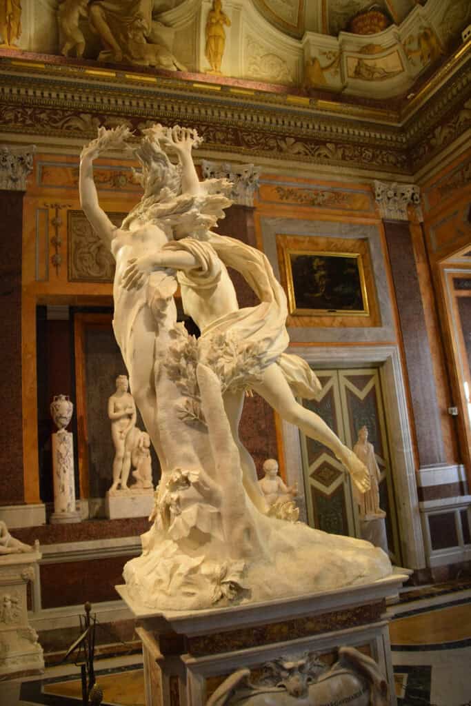 Apollo and Daphne Baroque sculpture