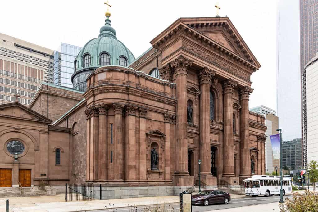 The Cathedral Basilica of Saints Peter and Paul, a grand church in Philadelphia