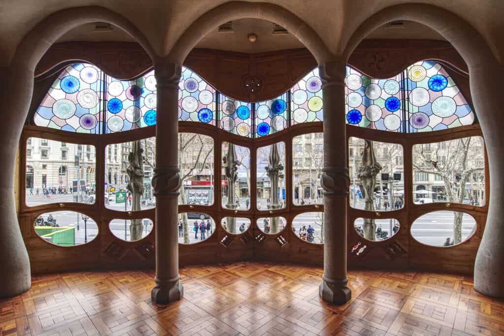 Window detail of Casa Batlló, Barcelona