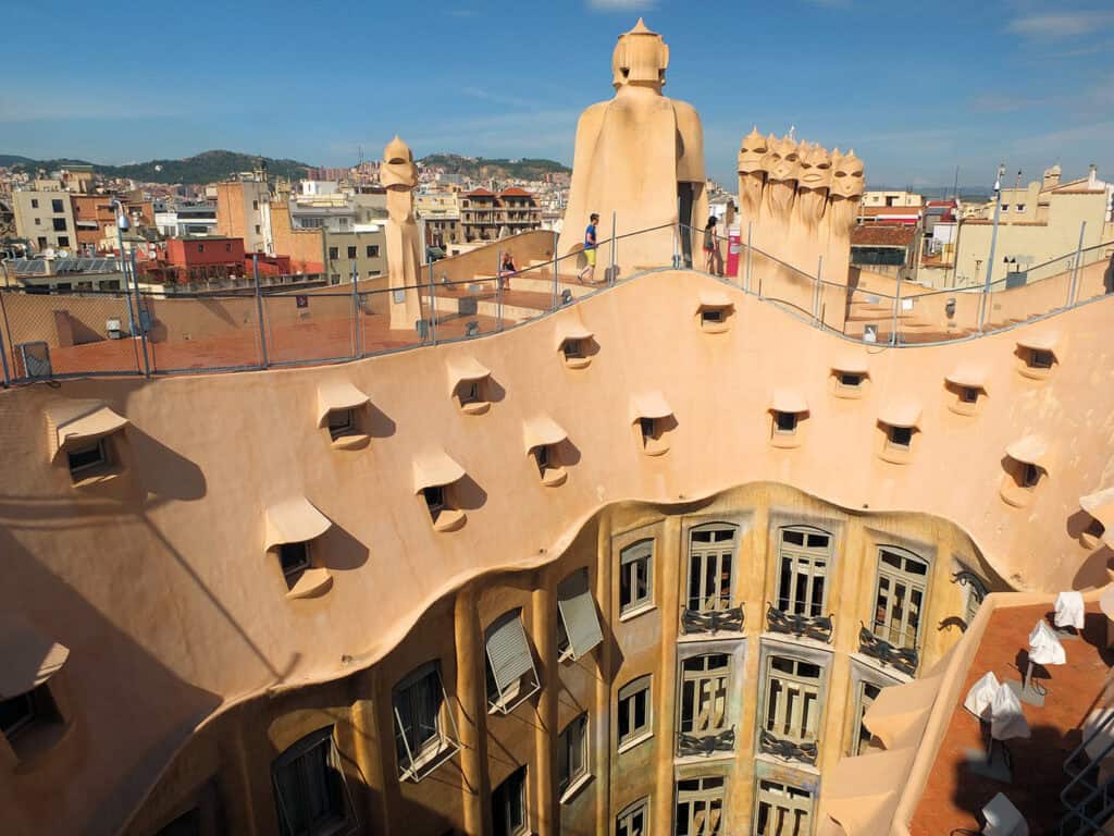 Roof of Casa Milà (La Pedrera), Barcelona