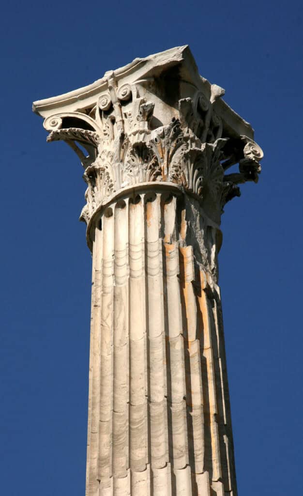 Corinthian Column of the Temple of Zeus, Athens