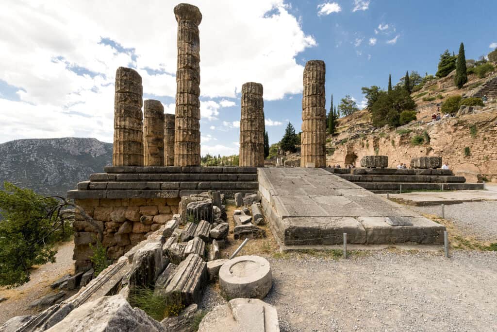 Temple of Apollo at Delphi, Greece