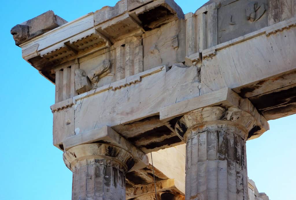 Doric Columns of the Parthenon, Athens