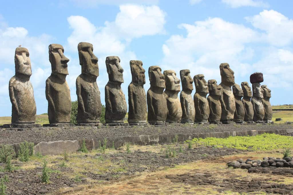 Rapa Nui Moai Statues, Easter Island