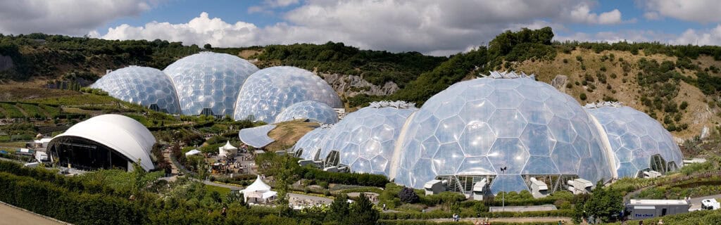 The Eden Project UK modern organic architecture