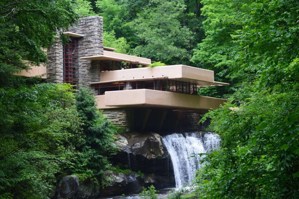 Fallingwater Pennsylvania organic natural forms