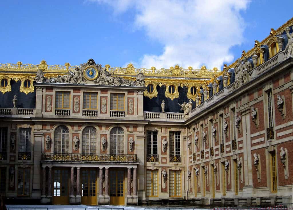 Exterior of the Palace of Versailles, France