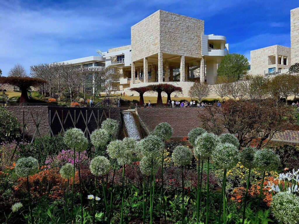 The Getty Center, an art museum in Los Angeles