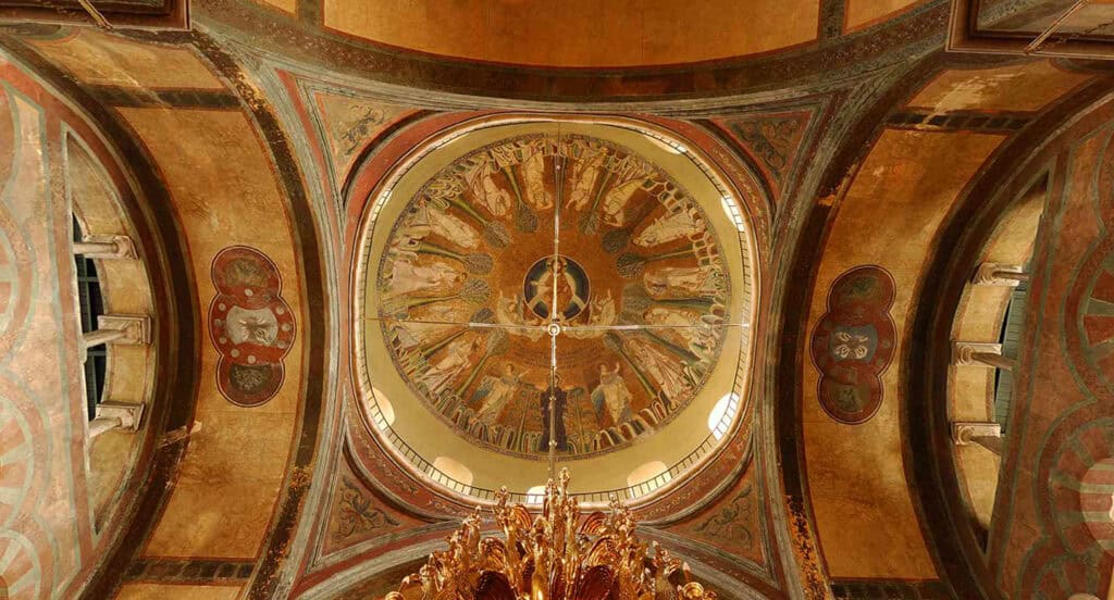 Hagia Sophia Dome in Thessaloniki, Greece