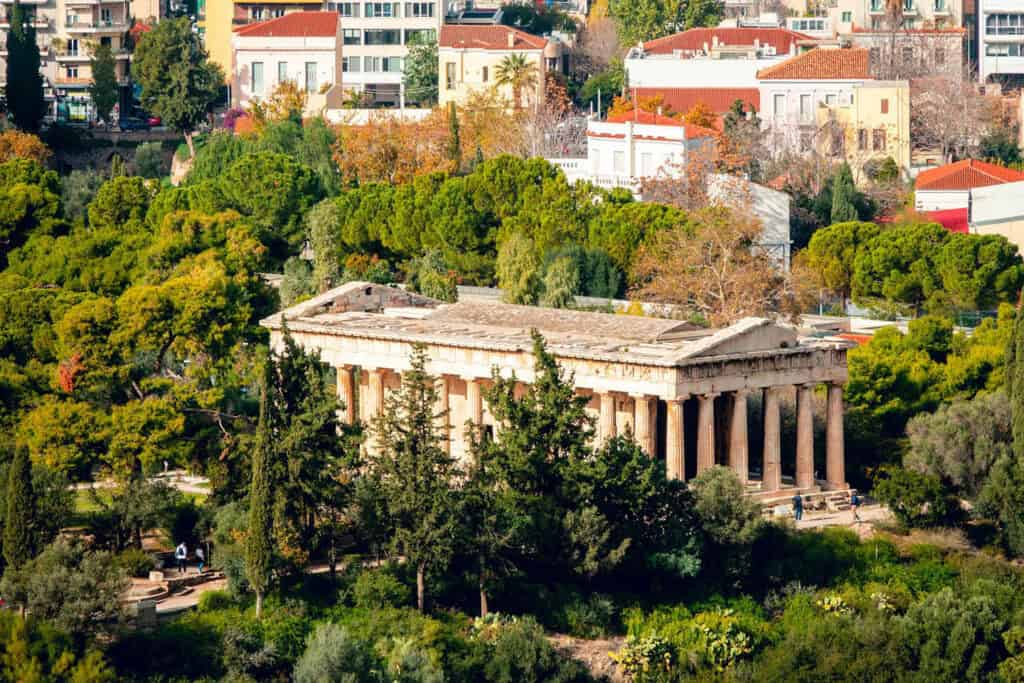 Temple of Hephaestus in Athens, Greece