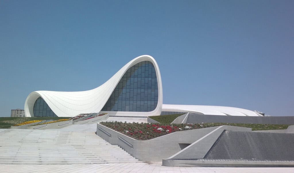 Heydar Aliyev Center Azerbaijan new materials