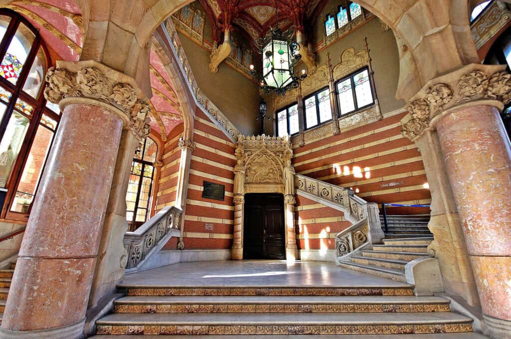 Interior of Hospital de Sant Pau, Barcelona