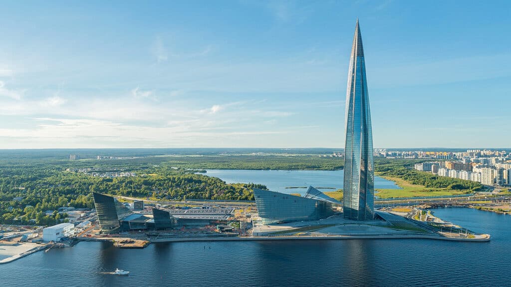 Lakhta Center skyscraper in Saint Petersburg