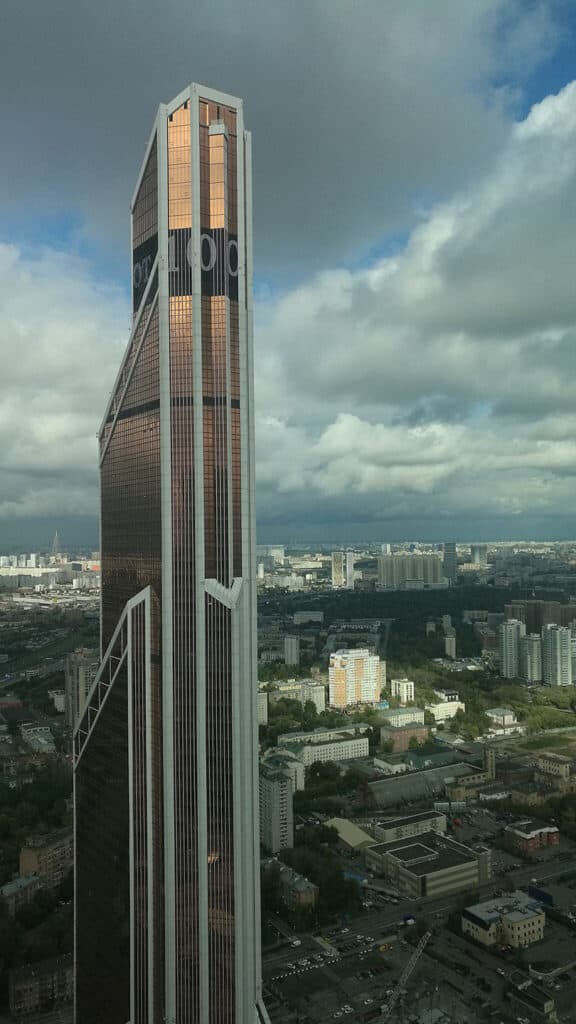 Mercury City Tower skyscraper in Moscow