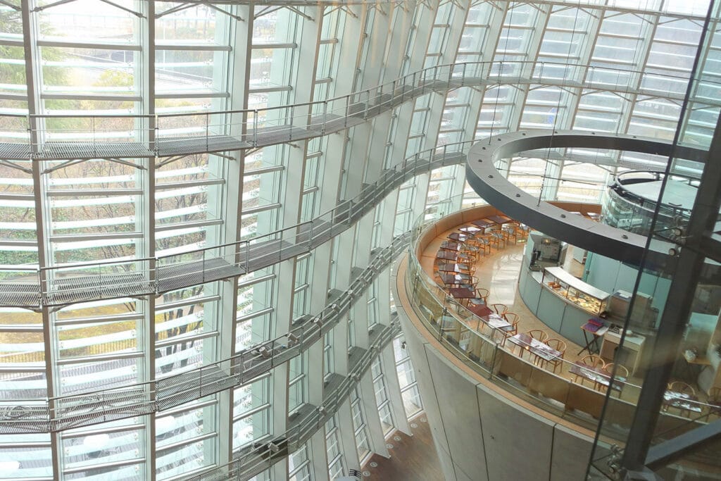 Interior of the National Art Center, Tokyo