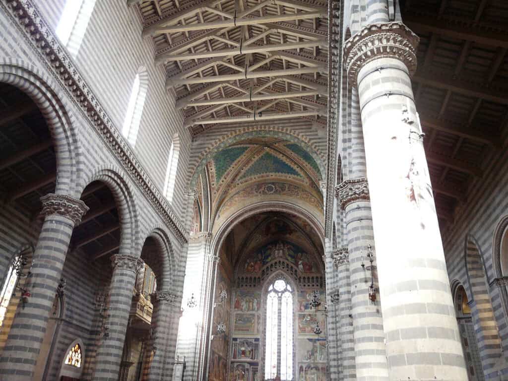 Interior of Orvieto Cathedral, Orvieto, Italy