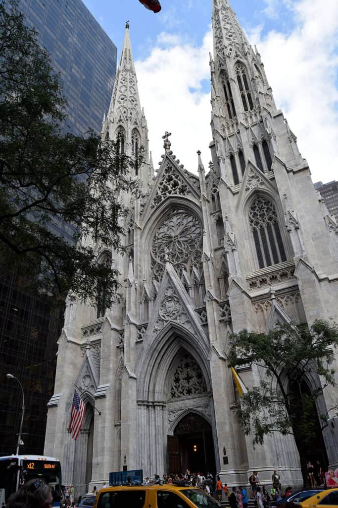 St. Patrick's Cathedral, a Neo-Gothic church in New York City