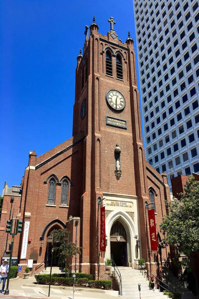 Old Saint Mary's Cathedral, a historic church in San Francisco