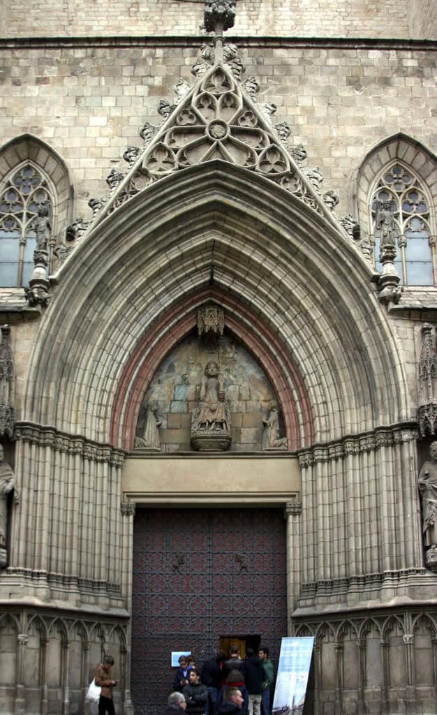 Santa Maria del Mar, historic church in Barcelona