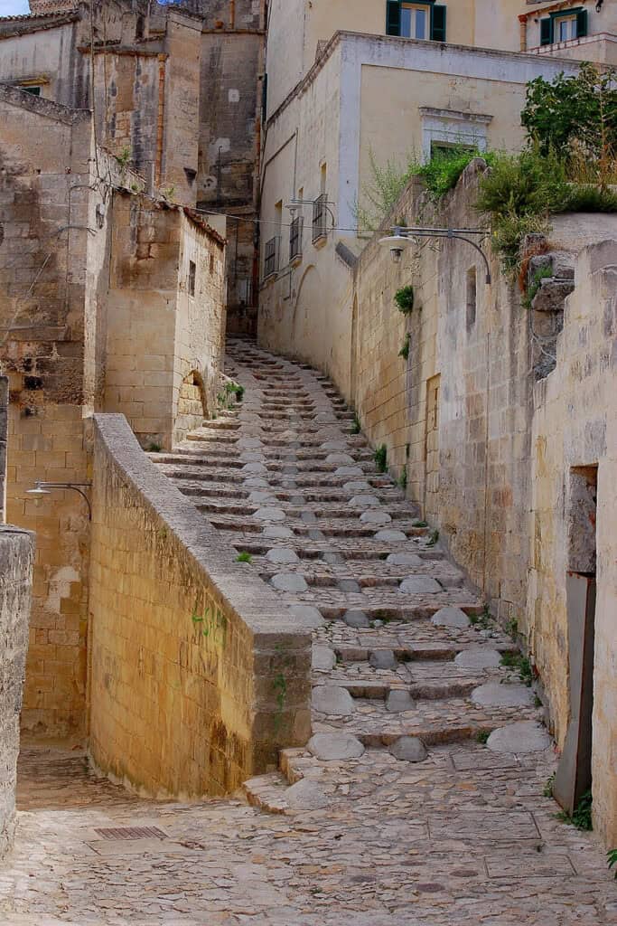 Sassi di Matera, historic district in Basilicata, Italy