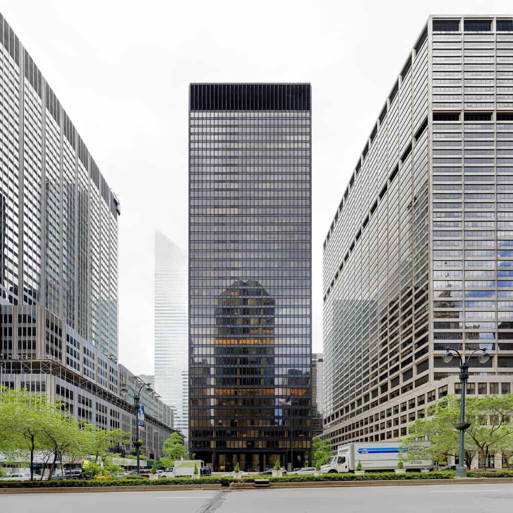 Seagram Building NYC linear forms