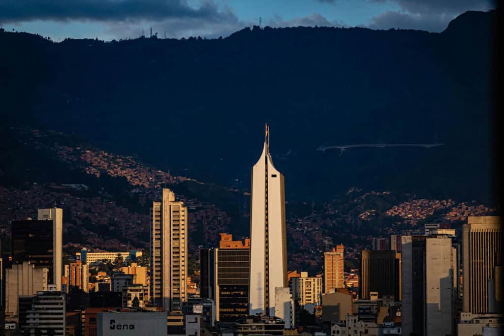 Skyline of Medellín, Colombia