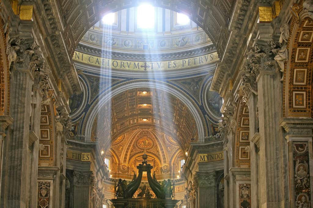 St. Peter’s Basilica interior, Vatican City