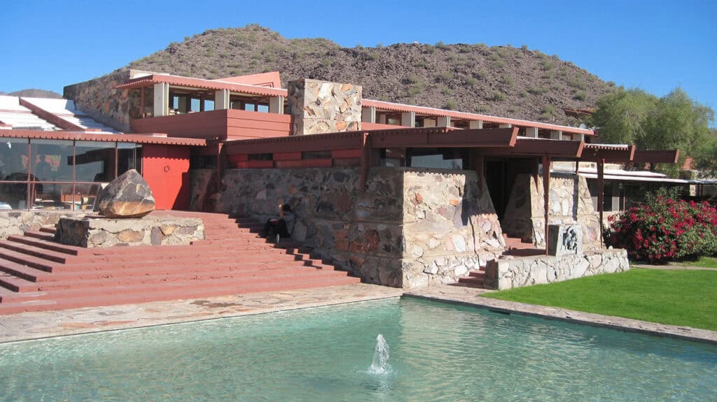 Taliesin West modern organic architecture in Arizona