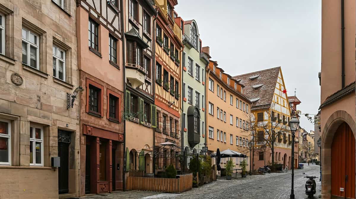 Historic old town Nürnberg Germany