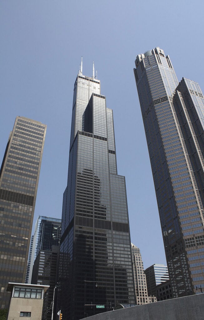 Willis Tower, a Modernist skyscraper in Chicago