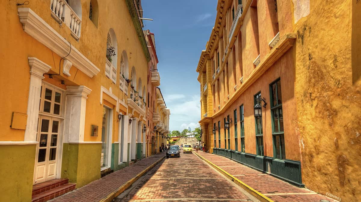 Scenic view of Cartagena, Colombia