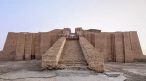 Ziggurat Temple, a monumental Sumerian construction in Iraq