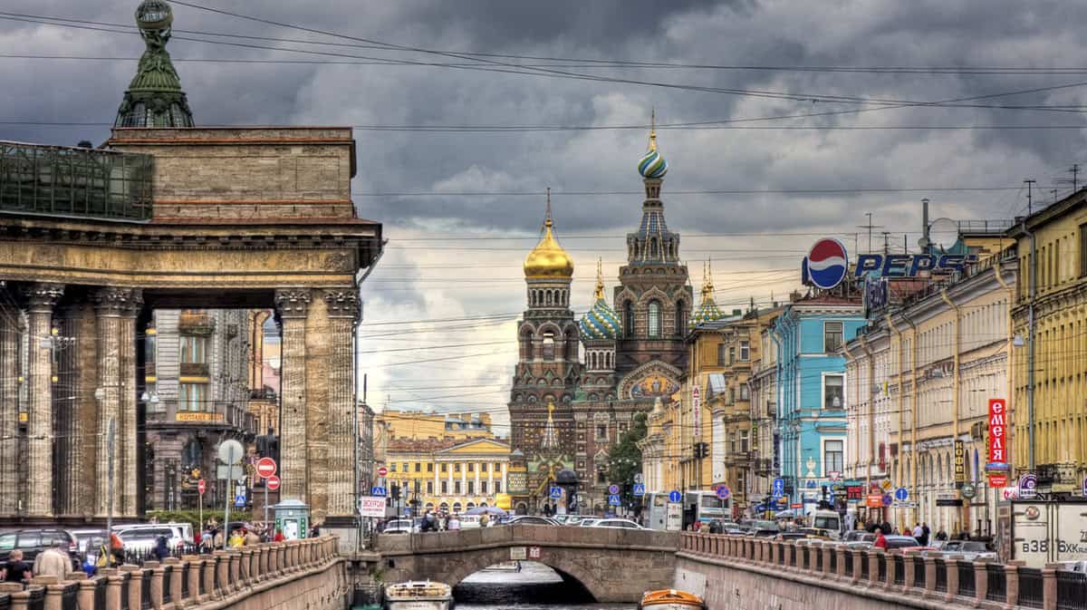 Saint Petersburg skyline