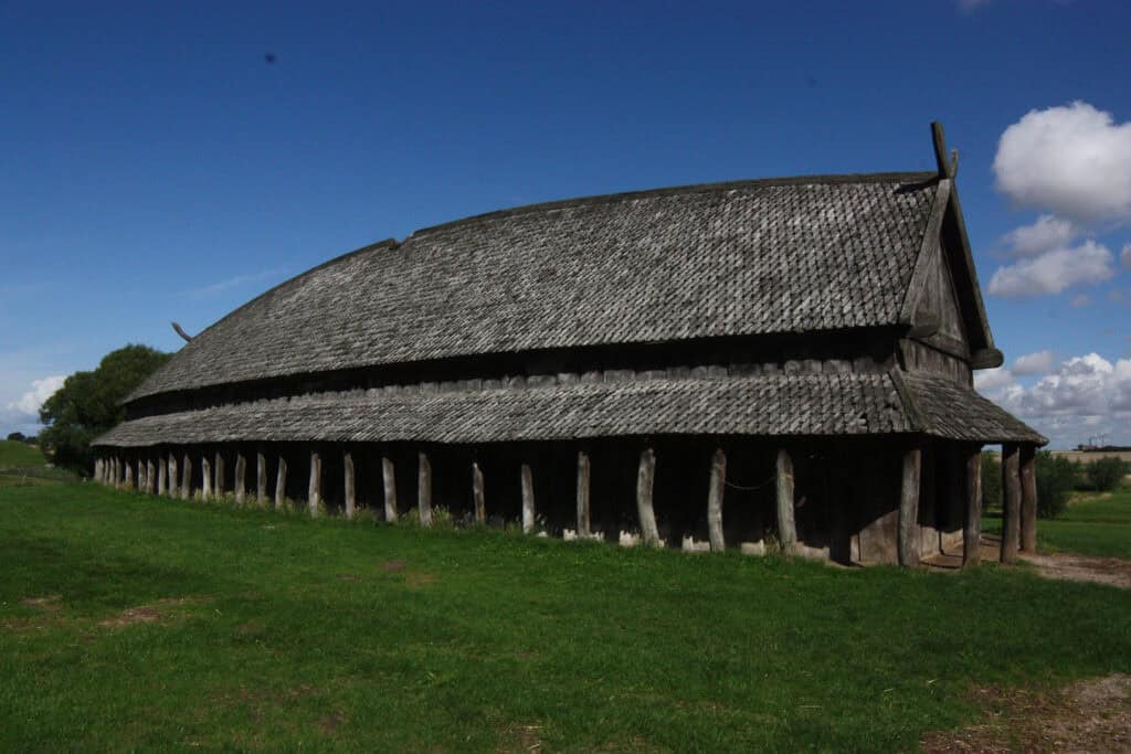 Trelleborg, a Viking ring fortress in Denmark