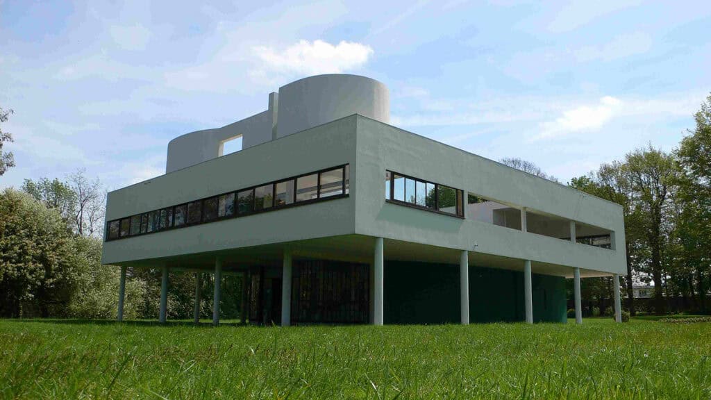 Villa Savoye rectilinear forms