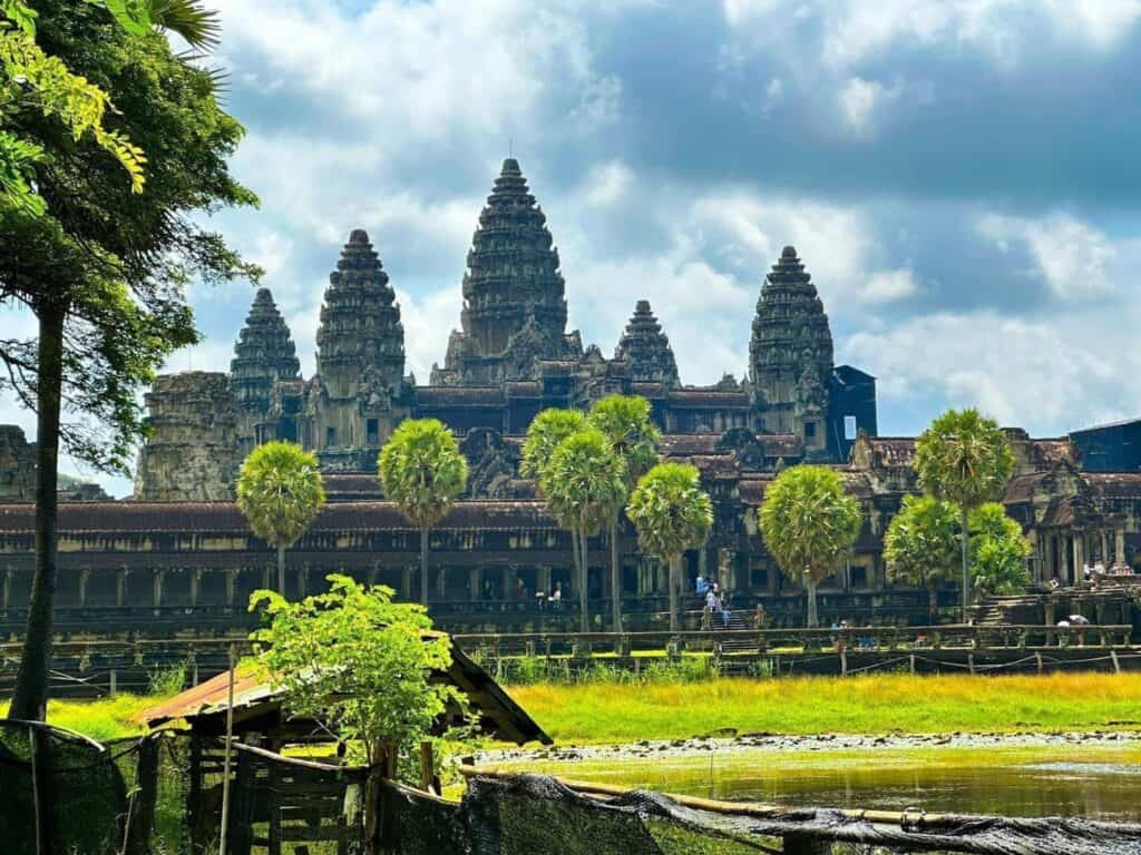 Angkor Wat, a vast temple complex in Cambodia