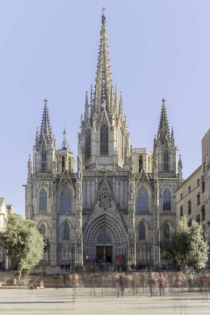 Barcelona Cathedral, a renowned Gothic church in the heart of Barcelona, Spain