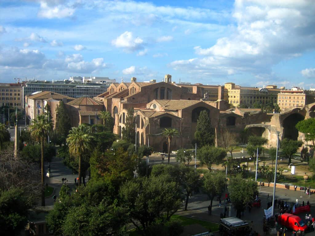 Baths of Diocletian, ancient Roman public baths in Rome