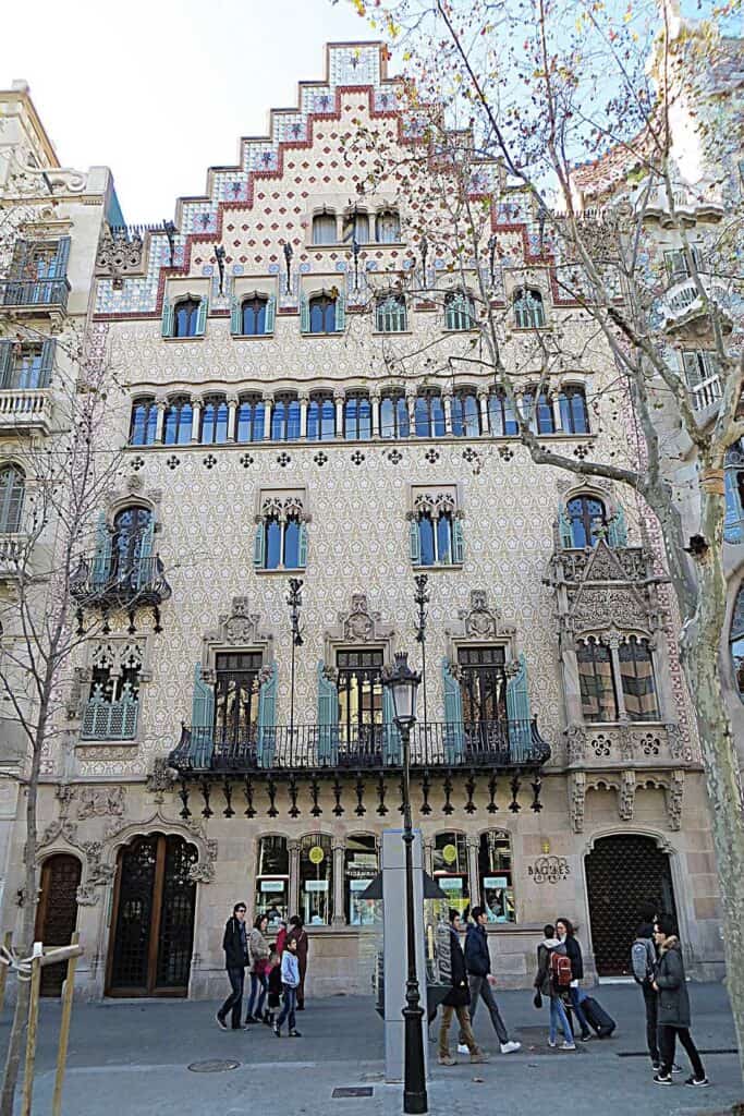 Casa Amatller, a modernist building in Barcelona designed by Josep Puig i Cadafalch