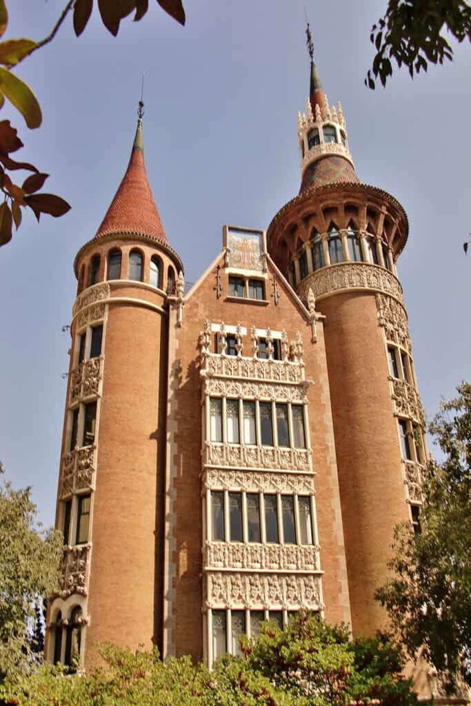 Casa de les Punxes, an Art Nouveau building in Barcelona.