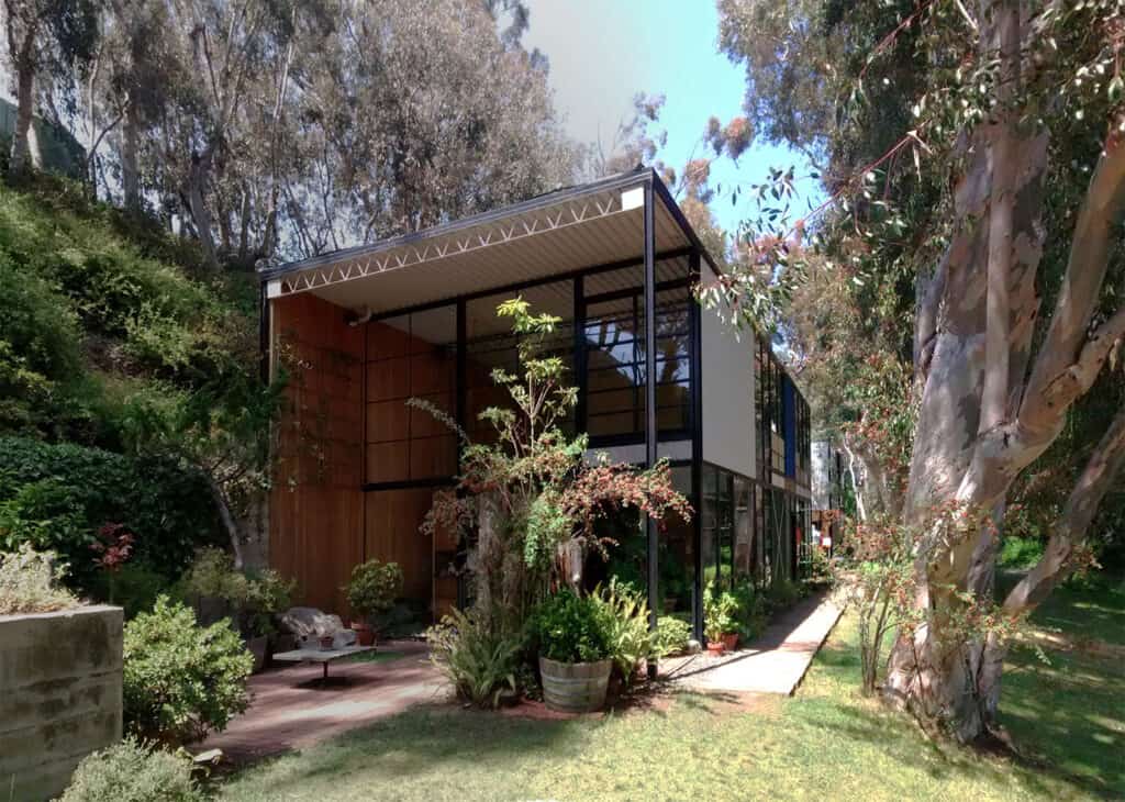 The Eames House, an example of modernist architecture in Los Angeles.