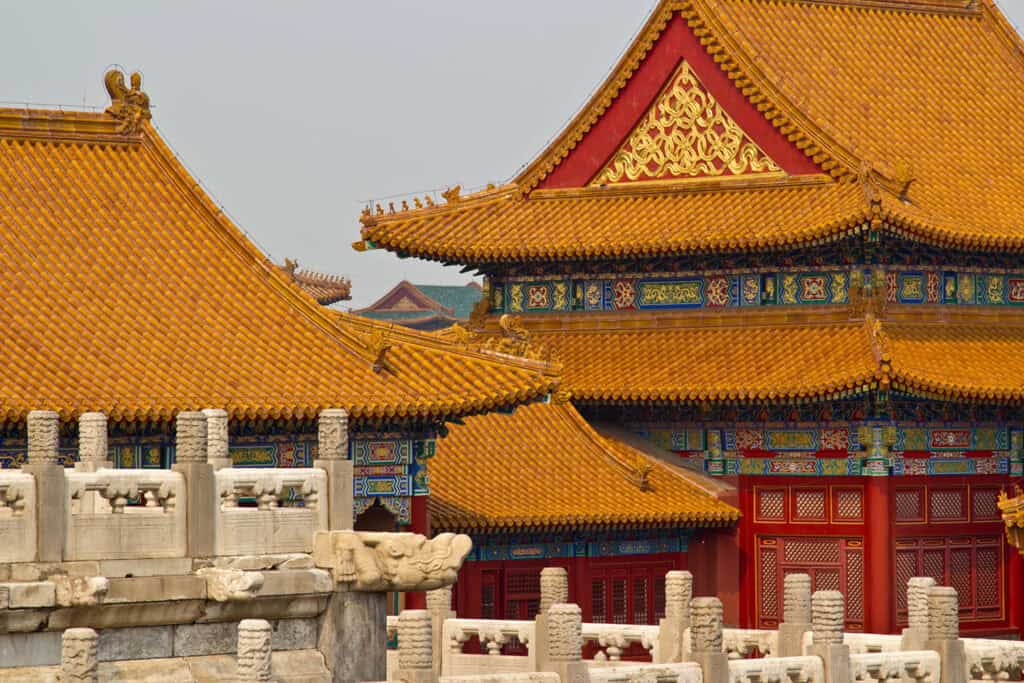 Forbidden City, an ancient palace complex in Beijing, China