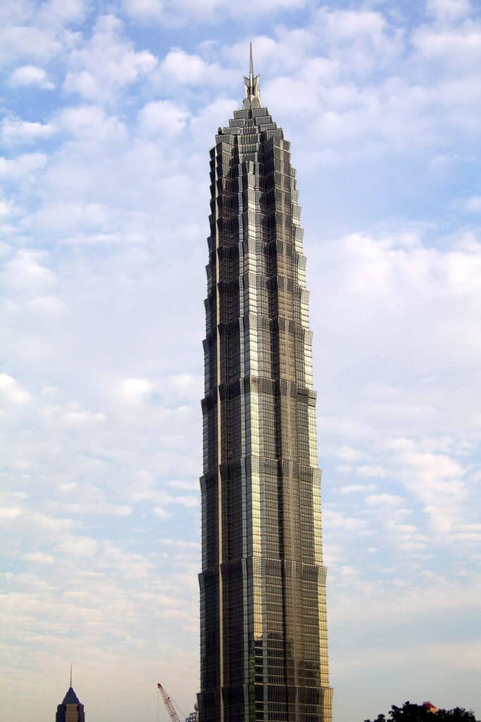 Jin Mao Tower, an iconic high-rise in Shanghai