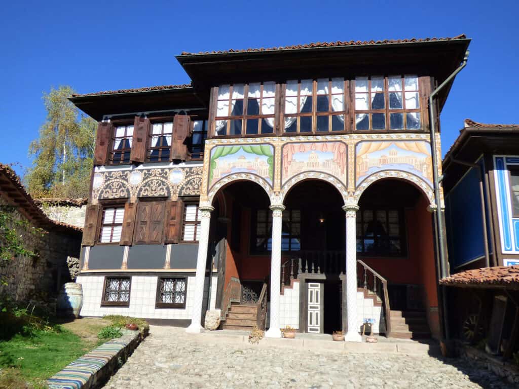 Oslekov House, a historic building in Koprivshtitsa, Bulgaria